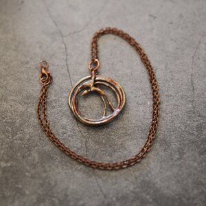"Molten Flight" Forged in Fire Copper Necklace